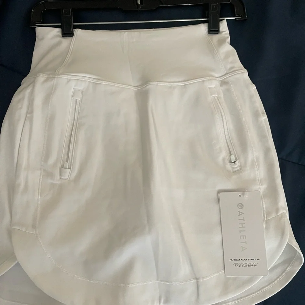 Athleta White Mini Golf Skort - Picture 4 of 5